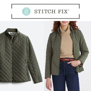 41 Hawthorn Olive Quilted Jacket